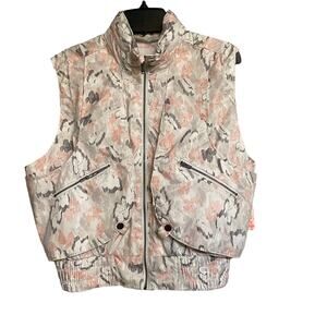 Free People Movement Vest Off the Grid Printed Womens Floral Pockets Hiking Sz S